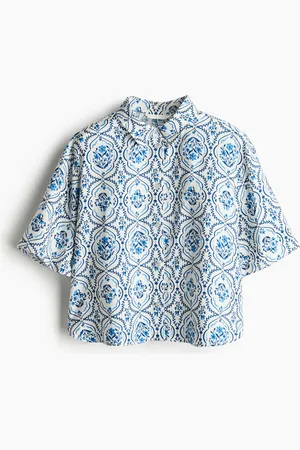 H&M H&M - Short-sleeved twill shirt