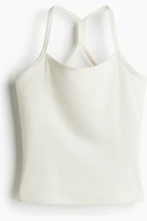 H&M H&M - Integral-bra sports strappy top with SoftMove™