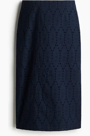 H&M H&M - Broderie anglaise pencil skirt