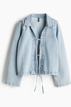 H&M H&M - Tie-front denim jacket