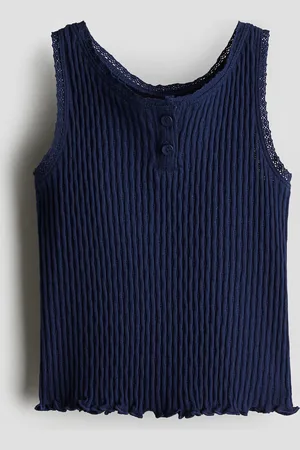H&M H&M - Pointelle cotton vest top