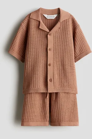 H&M H&M - 2-piece pointelle-knit cotton set