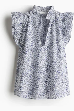 H&M H&M - Frill-trimmed blouse