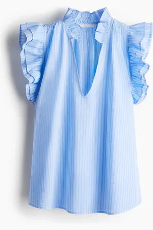 H&M H&M - Frill-trimmed blouse