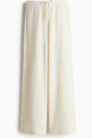H&M H&M - Textured-knit trousers