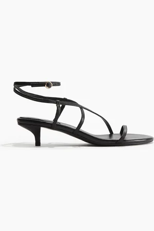 H&M H&M - Kitten-heeled leather sandals