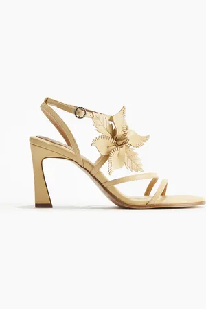 H&M H&M - Appliquéd heeled sandals