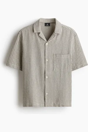 H&M H&M - Regular Fit Textured resort shirt