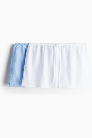 H&M H&M - 2-pack cotton poplin pyjama shorts
