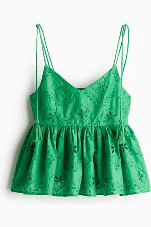 H&M H&M - Broderie anglaise strappy top