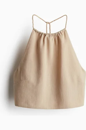 H&M H&M - Drawstring halterneck top