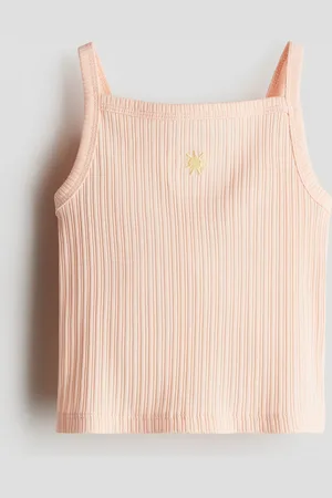 H&M H&M - Embroidery-detail strappy top
