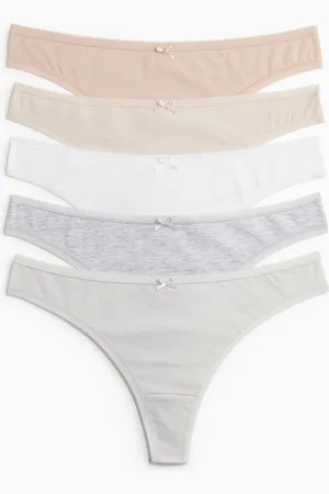 H&M H&M - 5-pack cotton thong briefs