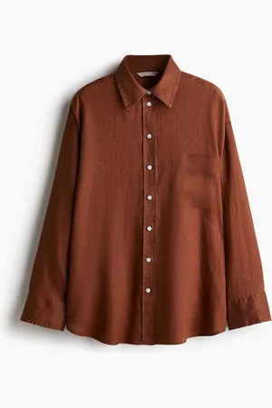 H&M H&M - Oversized linen shirt