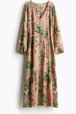 H&M H&M - Tie-belt crêpe dress