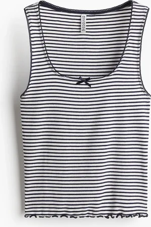 H&M H&M - Pointelle jersey vest top