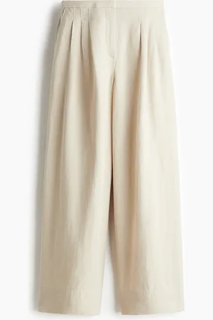 H&M H&M - Wide linen-blend trousers