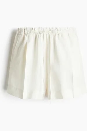 H&M H&M - Linen-blend drawstring shorts