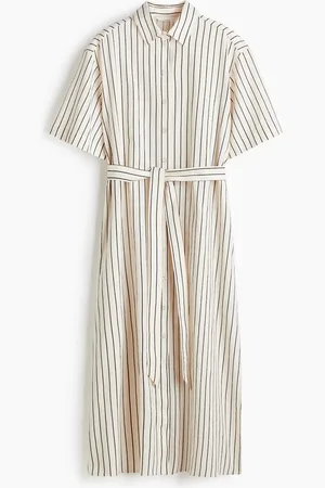 H&M H&M - Linen-blend shirt dress