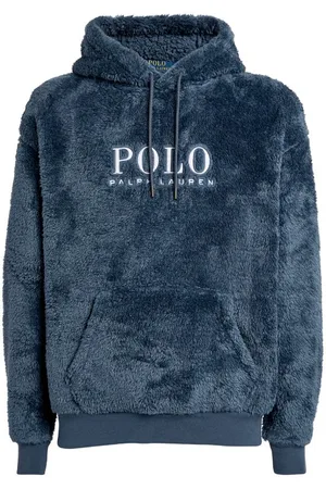 Polo Ralph Lauren Pile Fleece Jacket, Aviator Navy Marl at John Lewis &  Partners