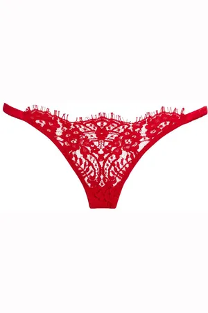 Womens Coco De Mer red Marella Brazilian Knickers