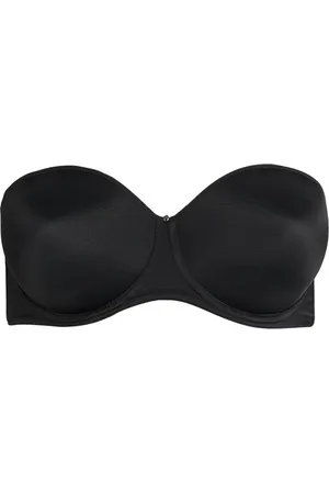 Scantilly Icon Plunge Strapless Padded Body Black