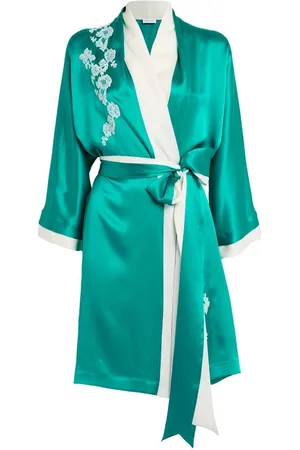 Carine Gilson Jacquard Silk Kimono - Farfetch