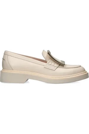 Roger Vivier Leather Vivâ€ Rangers Loafers