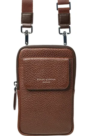 ASPINAL OF LONDON Leather Cross-Body Phone Pouch