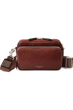 ASPINAL OF LONDON Reporter East West Messenger Bag