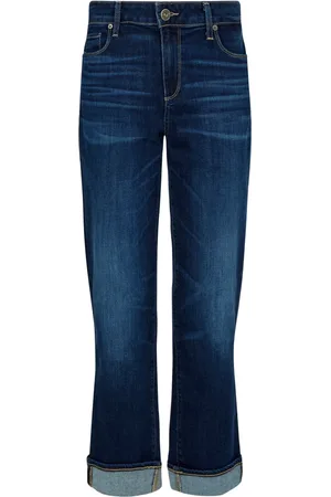 Paige Brigitte Cropped Straight Jeans