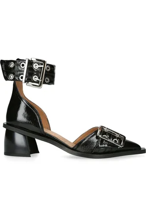 Ganni Chunky Buckle Pumps 50