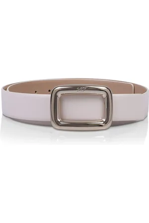 Roger Vivier Leather Viv Choc Belt