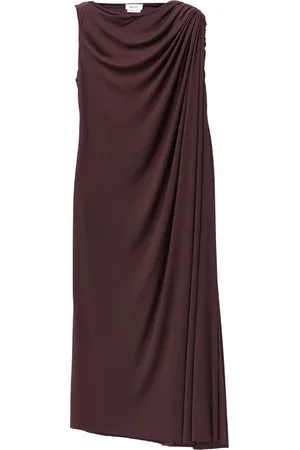 Alexander McQueen Draped Midi Dress