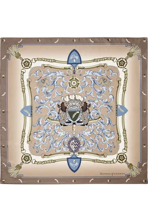 ASPINAL OF LONDON Silk Signature Printed Scarf