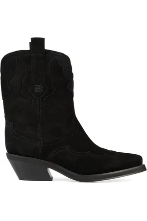 The Kooples Suede Cowboy Boots 40