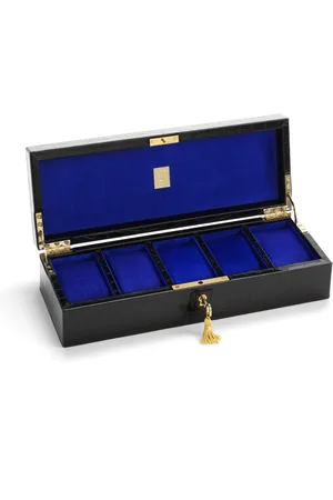 ASPINAL OF LONDON Croc Print Watch Box