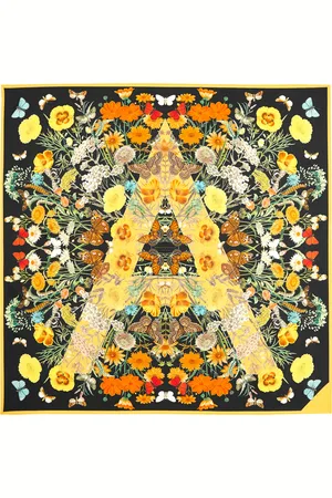 ASPINAL OF LONDON Silk Botanical Scarf