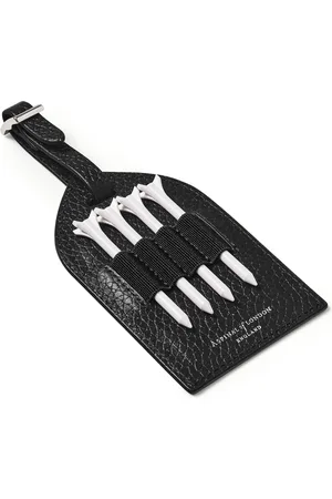 ASPINAL OF LONDON Leather Golf Tee Holder