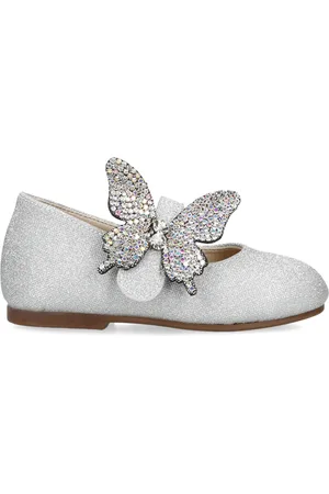Babywalker Crystal Butterfly Ballet Flats