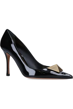 VALENTINO GARAVANI Leather One Stud Pumps 100