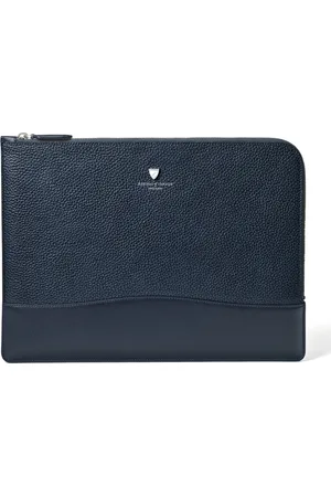 ASPINAL OF LONDON Leather Mount Street Laptop Case