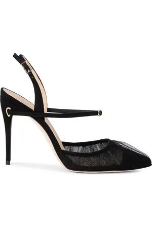 Jennifer Chamandi Tulle Vittorio Slingback Pumps 105
