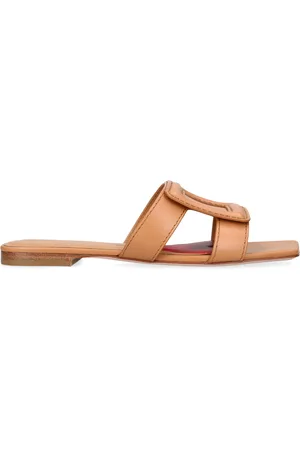 Roger Vivier Leather Buckle Mules