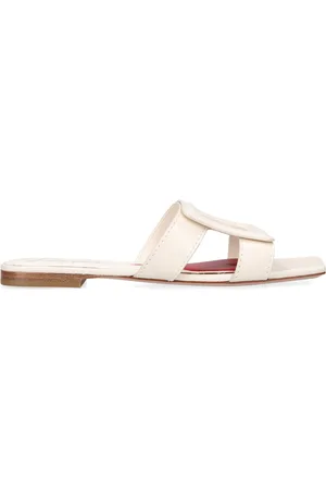 Roger Vivier Leather Buckle Mules