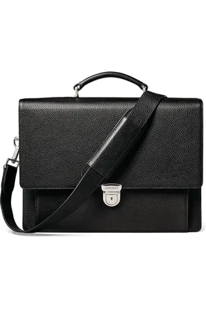 ASPINAL OF LONDON Leather City Laptop Briefcase
