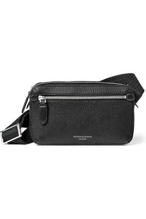 ASPINAL OF LONDON Leather Reporter Compact Belt Bag