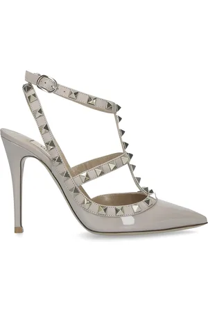 VALENTINO GARAVANI Leather Rockstud Pumps 100