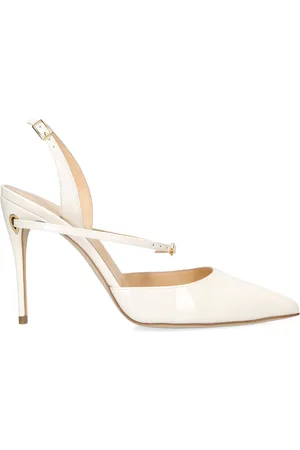 Jennifer Chamandi Leather Vittorio Slingback Pumps 105