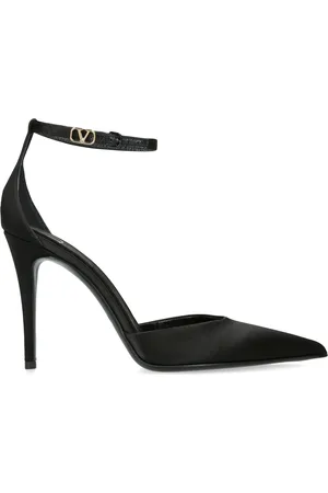 VALENTINO GARAVANI Satin VLogo Pumps 100